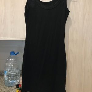 Black mini dress